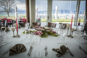 banquets restaurant au bord du lac de neuchatel a portalban fribourg anniversaire